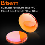 Briserm CO2 Laser China PVD ZnSe Focus Lens for Laser Engraving Machine