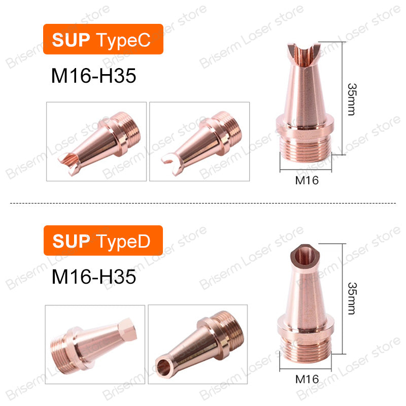 M16 Laser Welding Nozzle for SUP21T/23T Handheld Welding Head