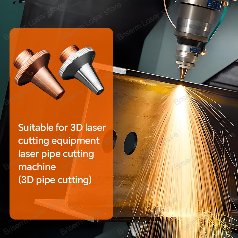 3D Laser Cutting Nozzle M8 D15 for Raytools Ospri Tube & Pipe Cutting