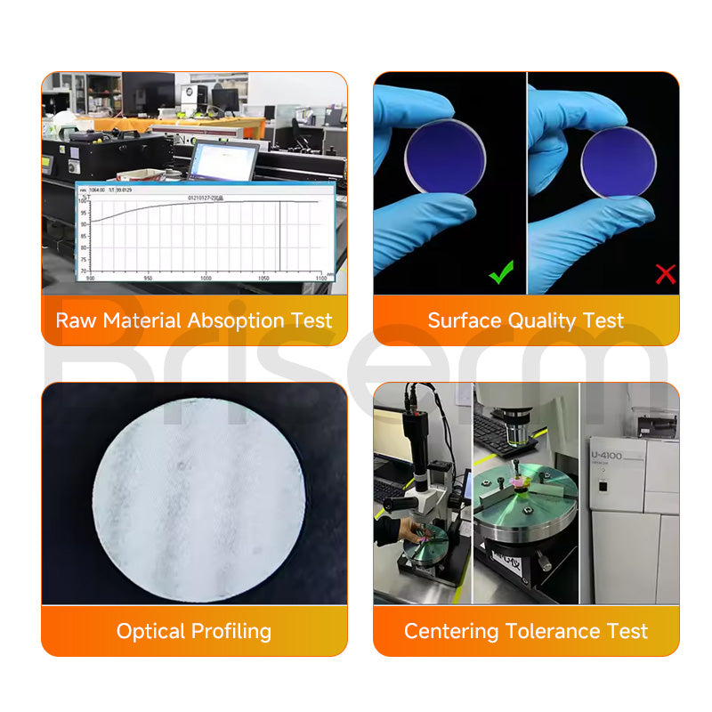 Briserm Fiber Laser Protective Windows 1064nm for Raytools Precitec Bodor Cutting Heads