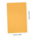 100PCS Colored Aluminum Blank Laser Engraving Cards - DIY Metal Business Cards