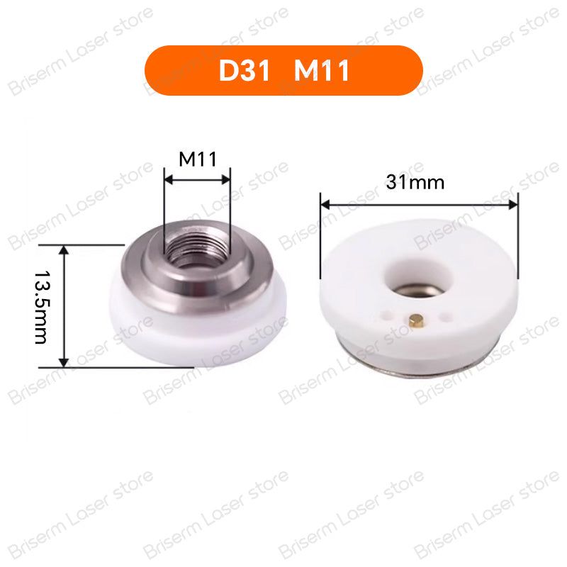 Laser Ceramic Ring D28 M11 D32 M14 Nozzle Holder for Raytools Precitec WSX Boci Laser Head