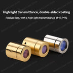 High light transmittance, double-sided coatingReduce loss
