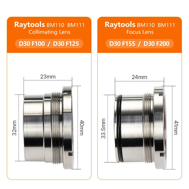 Focus Collimating Lens for Raytools BM110 BM111 Laser Cutting Head