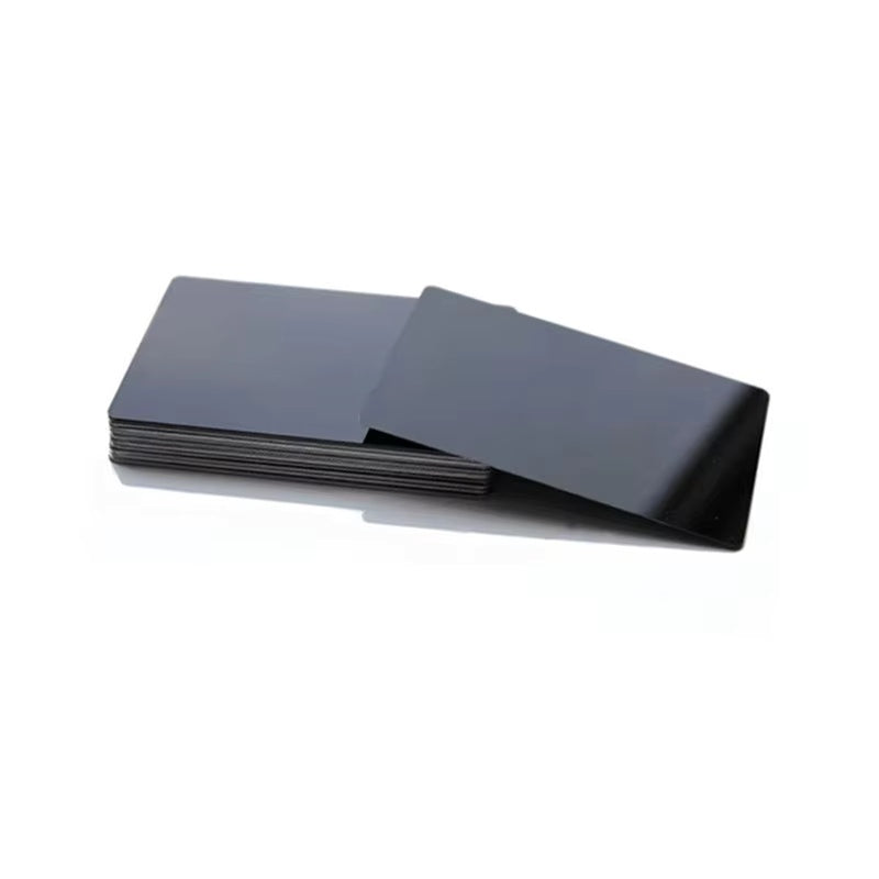 100PCS Colored Aluminum Blank Laser Engraving Cards - DIY Metal Business Cards