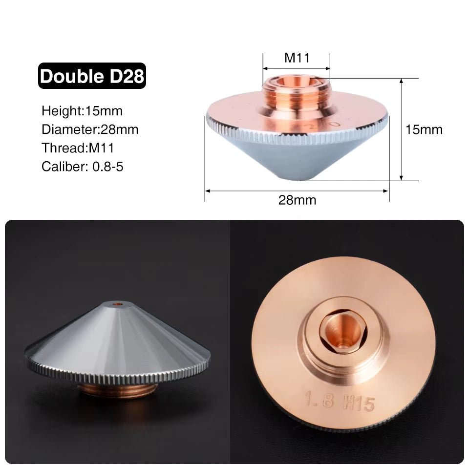 D28 Double Chrome Nozzle